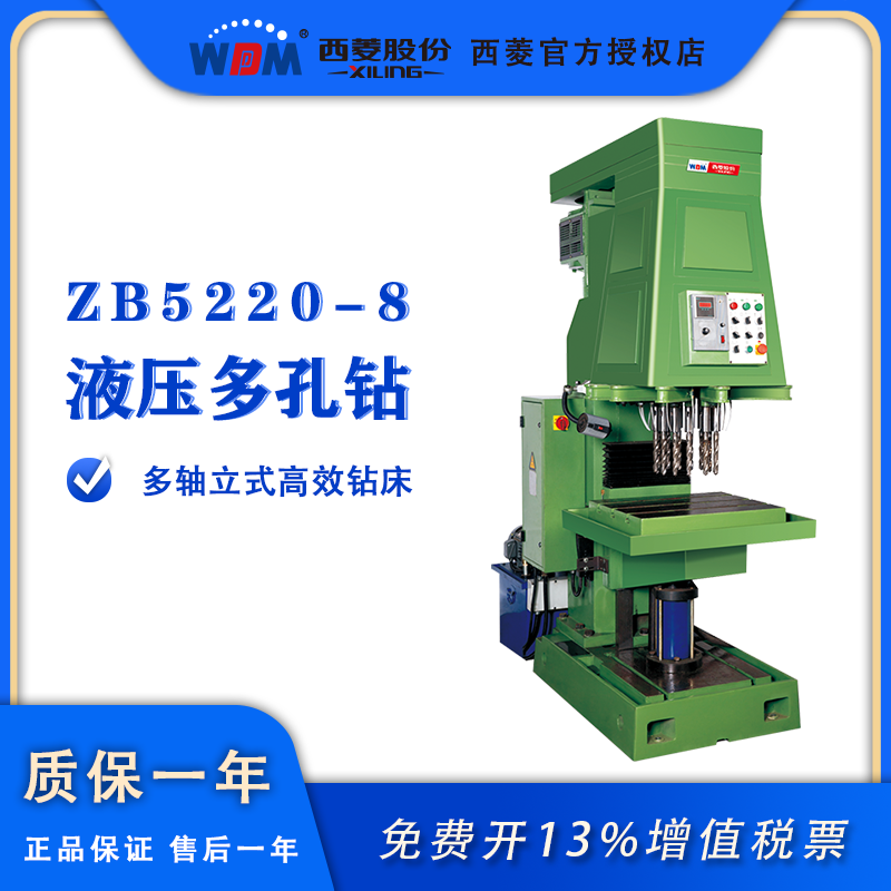 Zhejiang Caring Heavy hydraulic porous drilling machine 8-axis 10-axis 12-axis multi-axis high-efficiency drilling machine ZB5200-8