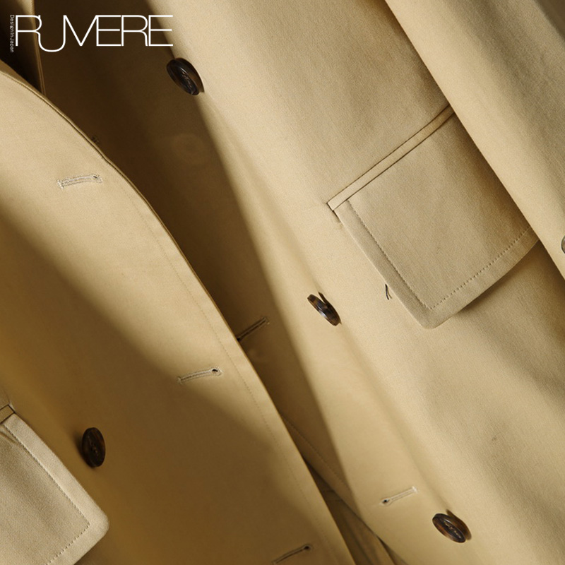 Trench pour femme RUMERE   en Coton - Ref 3226924 Image 3