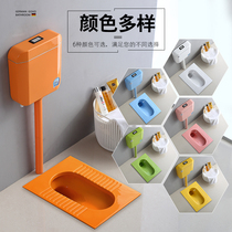 Squat toilet household squat pit tank set of toilet squat toilet pool anti - odor toilet toilet