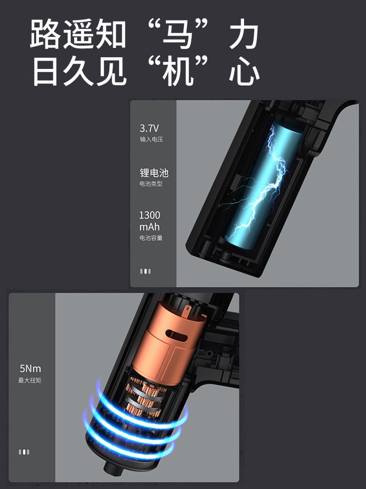 Electric Screwdriver with High Torque, Multi-Functional, Rechargeable, Household Repair Mini Screwdriver, Electric Screwdriver, Small Tool