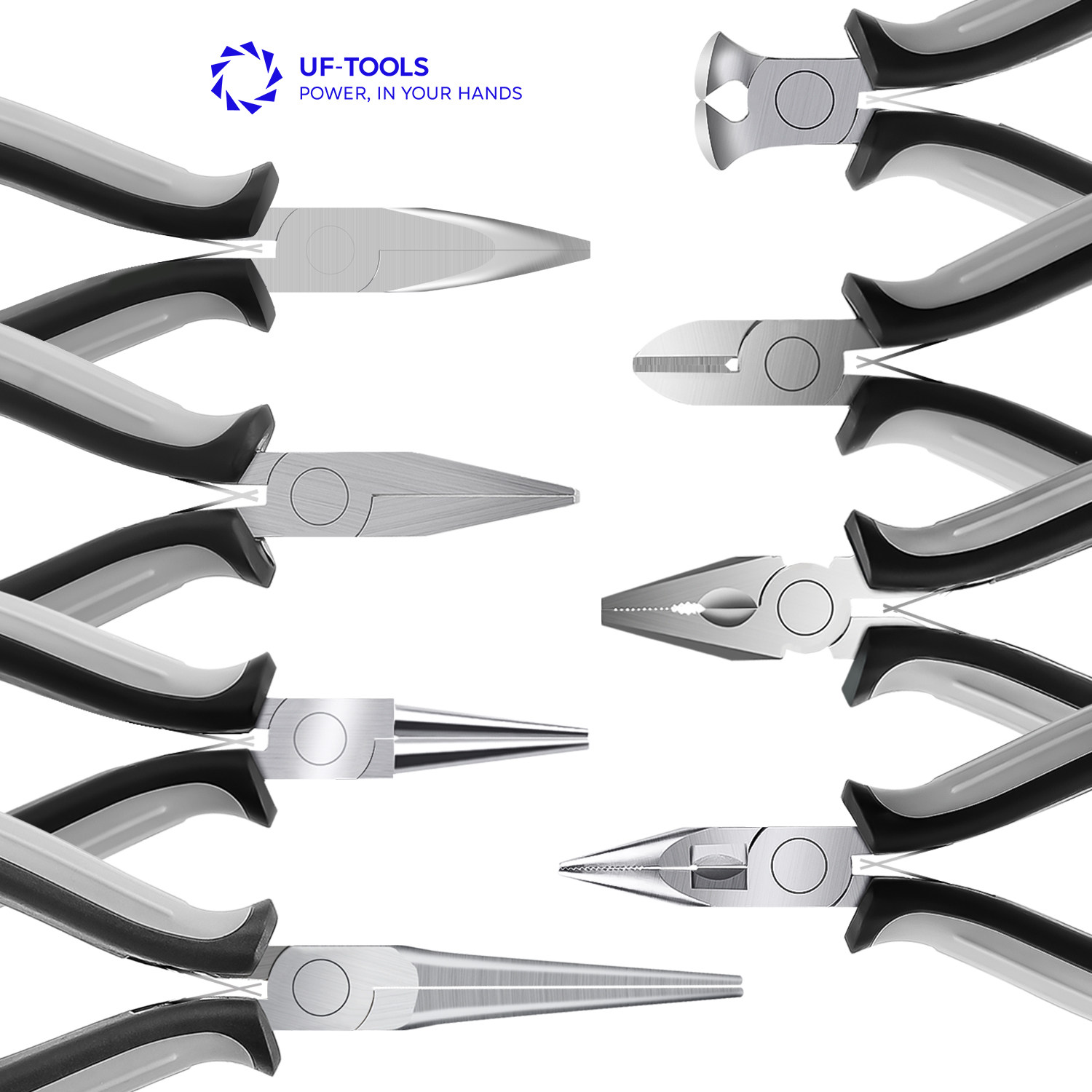 Youfu Pliers, Wire Cutters, Multi-Functional Household Pliers, Electrician's Special Diagonal and Pointed Nose Pliers
