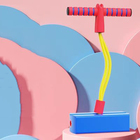 儿童长高玩具青蛙跳平衡感统训练器材宝宝户外运动跳跳杆室外弹跳