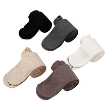 Late autumn thickened simple cotton leggings for girls aged 3-5 years old white dance socks and pantyhose for girls aged 6-9-12 years old