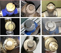 Heating valve key eleven-character plum blossom octagonal water meter front magnetic lock valve tap water meter front magnetic switch