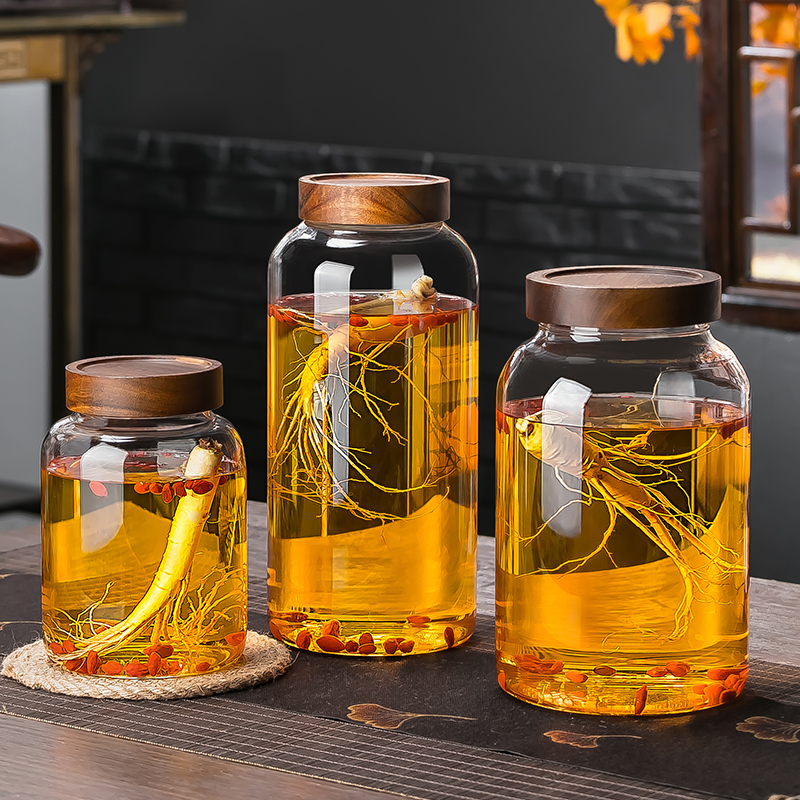 ワイングラスボトル高級密封ワイン瓶濃厚ワイン容器高麗人参薬用ワインタンク特製ワインボトル空ボトル