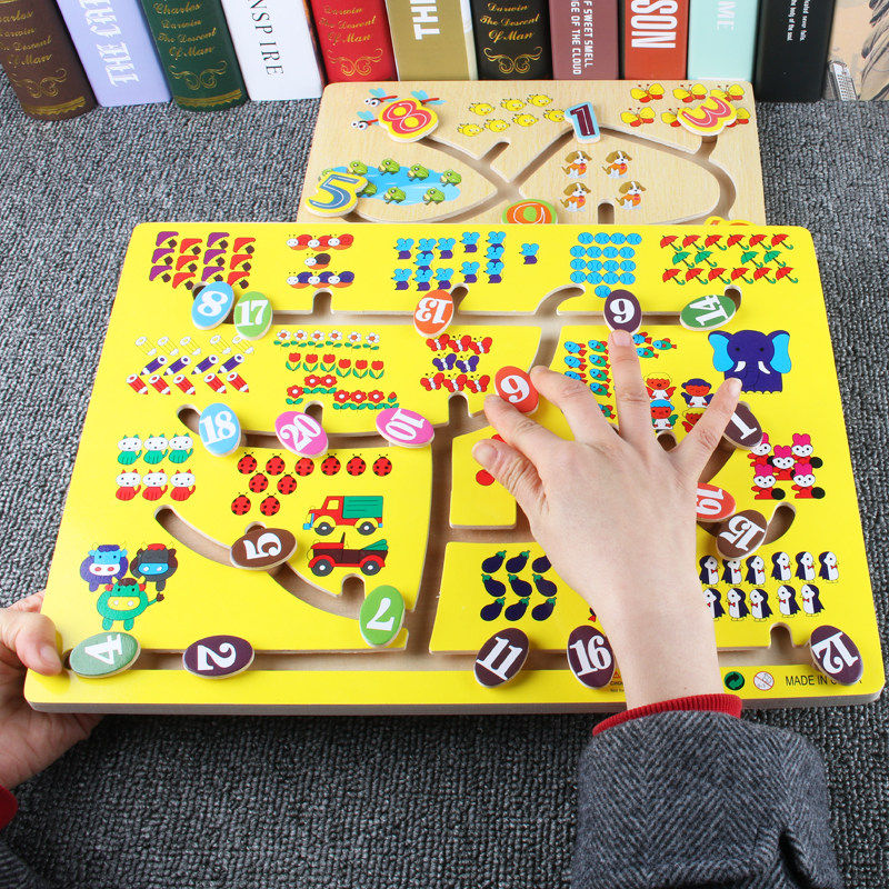 Kindergarten Math Petty Corner Material Puzzle Toy Large Class Small Class Enlightenment Logical Thinking Training Mathematical Teaching Aids