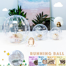 Hamster Petanque running ball Running ball Transparent treadmill toy roller Sports ball supplies Crystal gold silk bear squirrel