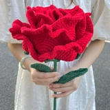 Плетеный набор материалов ручной работы, крючок для вязания, иголка, Таиланд, розы, букет, «сделай сам»