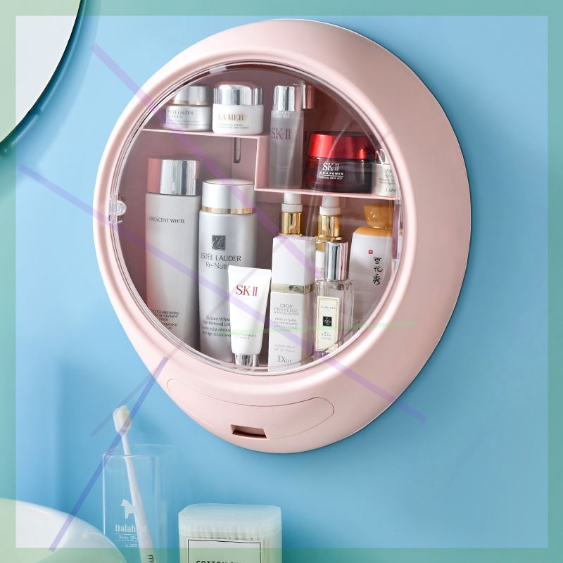 Yuanbo Yuanshang strictly selects Yuanshang cosmetics storage box hanging wall-mounted large-capacity skin care product rack 6
