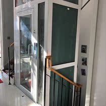 Small home elevator custom two or three-story duplex loft villa bottomless pit hydraulic private platform lift