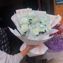 Special for flowers Michigan broken ice blue rose spray paint liquid flower spray color spray color spray agent floral dyeing spray