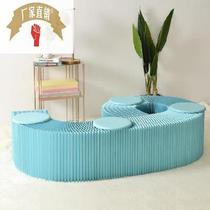 Mini folding sofa organ stool retractable office simple modern reception area reception room chaise