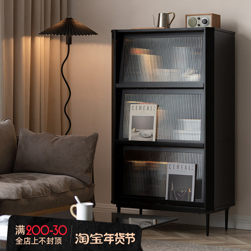 Ikuno Anshi locker Nordic bucket cabinet storage cabinet bedroom bookcase against the wall living room modern minimalist light luxury miscellaneous