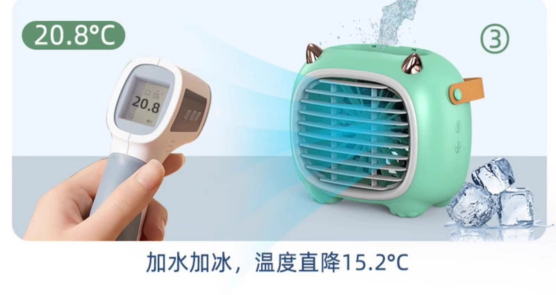 quạt tích điện mediamart Quạt điều hòa, máy lạnh, quạt sàn mini mạnh mẽ, quạt nhỏ sạc cực êm, ký túc xá, máy tính để bàn nhỏ, văn phòng, usb, di động, im lặng, ngoài trời, tuổi thọ pin dài quạt tích điện có đèn led