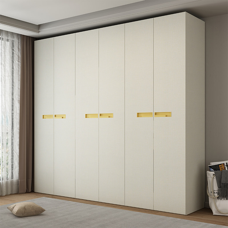 Cottage Cabinet combination of overall household bedroom cabinets modern simple four or six lightly luxurious one door to top finished closet