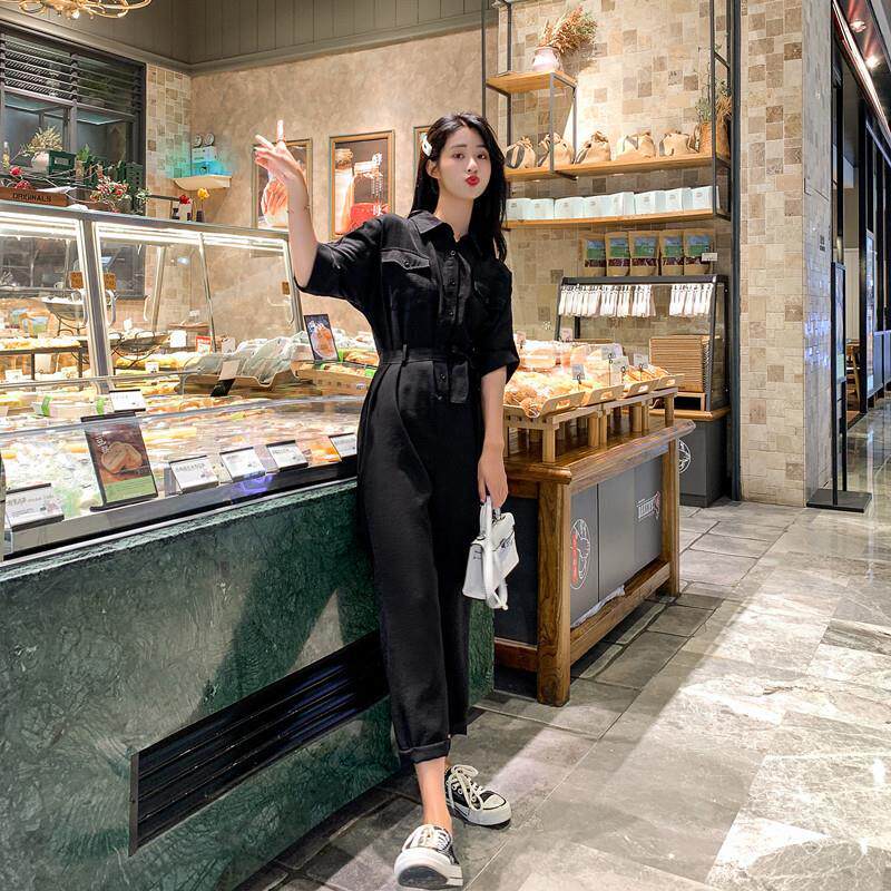 Even body pants woman 2021 summer dress new Korean version loose with high waist display slim fit slim fit slim fit pants suit