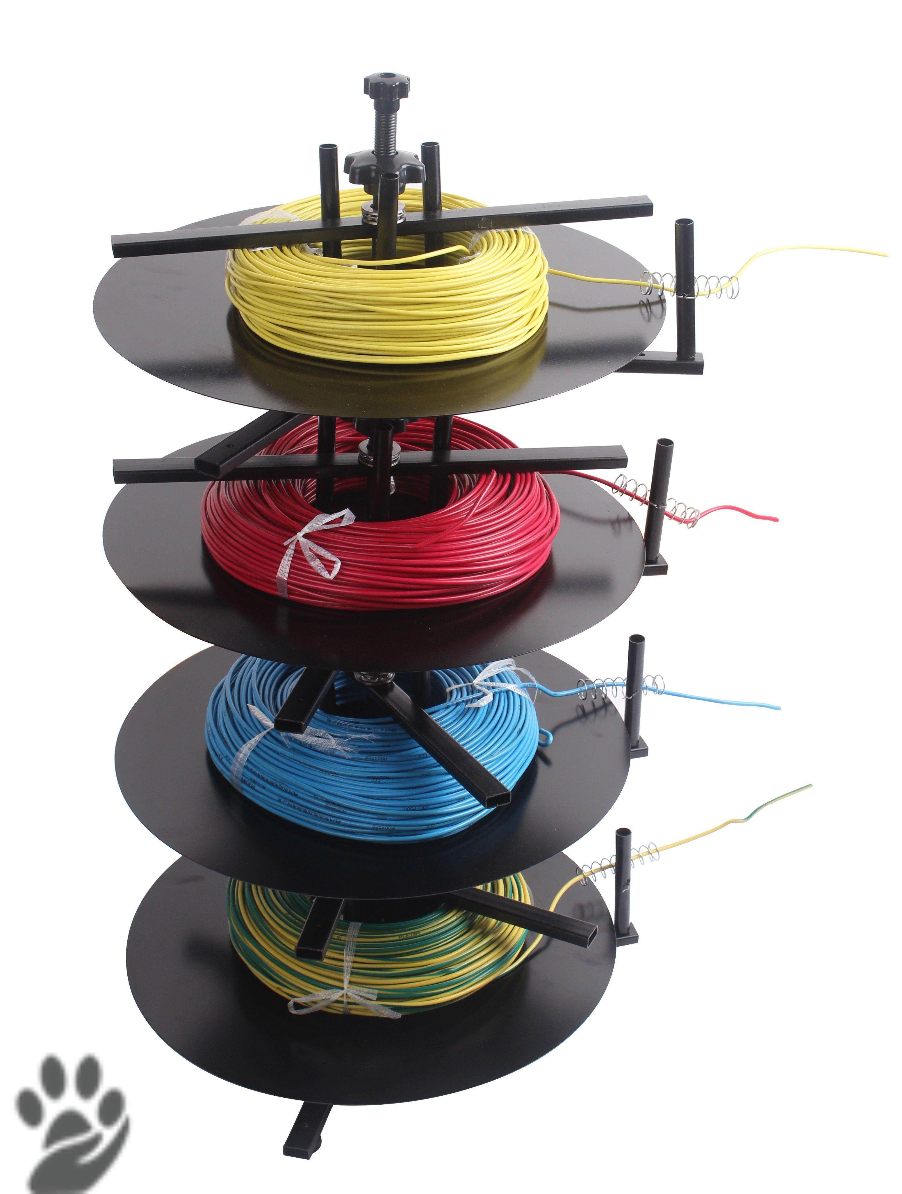 Heavy cable laying wire rack optical cable upright hydraulic unwinding frame reinforced wire cable holder horizontal unwinding disc