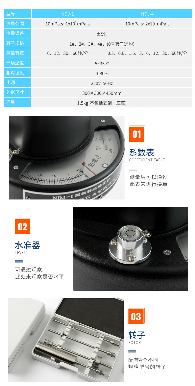 Вискозиметр 旋转粘度计上海叶拓数显ndj-5s.8s涂料测试仪实验室指针黏度计