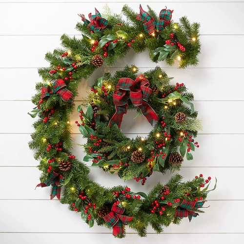 2,7 м рождественские украшения из ротанга, висящие на двери 50 см, гирлянда из ротанга, кольцо, кулон, украшение для окна, сцены, украшения