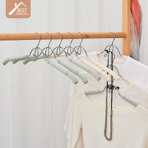 Zhen Good Home Traceless Hanger Anti-Shoulder Corner Wardrobe Provincial Space Magic Clothes Hang Real Silk Non-slip Multifunction Clothes Brace