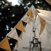 Outdoor camping atmosphere decorated picnic flag camping flag camping atmosphere