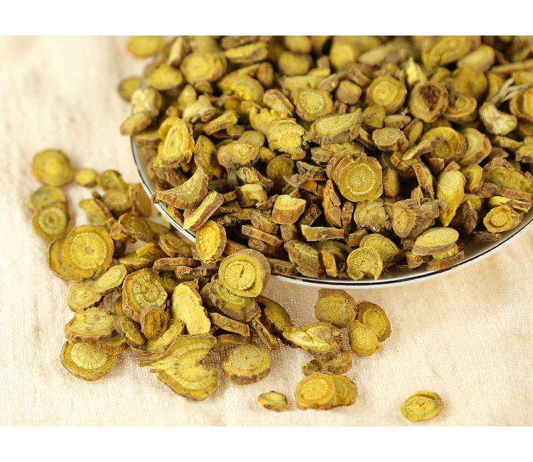 Baikal skullcap Chinese herbal medicine 500g grams wild yellow-yellow cress yellow cress yellow cress non-teable skullcap tea can be whipped powder-Taobao