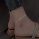 Simple and high-end stylish snake bone ankle chain