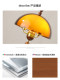 Modern Style Vintage Mid-Century Restaurant Chandelier Dining Table Lamp French South Seas Style Bar Lamp