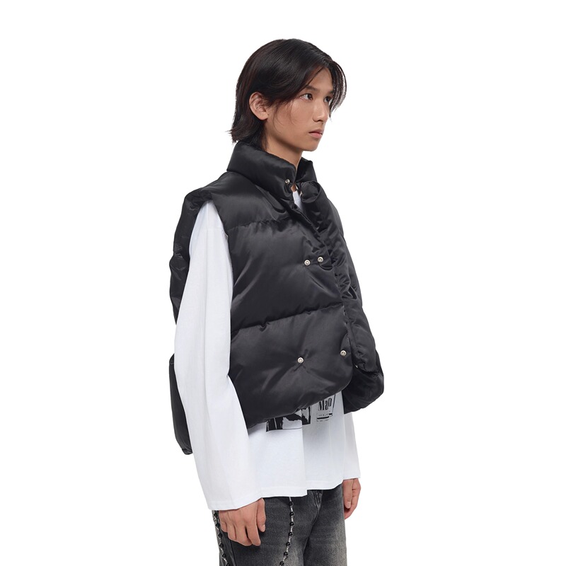 Dert Multi-Shaped Silhouette Warm and Heat-Generating Cotton-Filled Vest