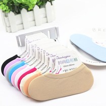 5-20 double non-slip thin magic boat Socks spring summer silicone womens sweat absorption womens socks shallow invisible socks children