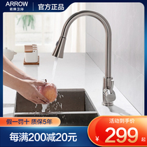  WRIGLEY pull-out hot and cold wash basin faucet Fine copper telescopic sink wash basin pool net celebrity kitchen faucet