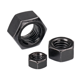 Hexagon nut black dacro galvanized nickel plated