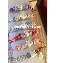 2024 New Hot Style Girlfriend Gift 999 Pure Silver Cartoon Bracelet Adjustable Cute Girly Style