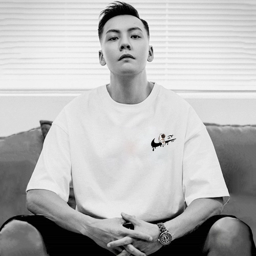 Мужская хлопковая базовая приятная телу футболка, в американском стиле, короткий рукав