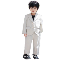 Childrens suits handsome suits handsome boys Korean style casual suit jackets street style 2024 new spring and autumn loose