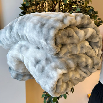 Winter Thickened Milk Velvet Blanket, Nap Blanket, Office Fleece Coral Fleece Flannel Throw Blanket, Sofa Small Blanket