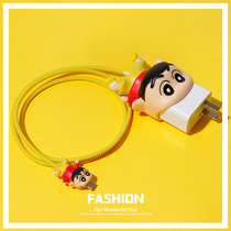 Huawei data cable protective cover p40pro p30pro nova7se mate glory v30 mobile phone charger special anti-breaking charging cable cartoon bite sticker ear