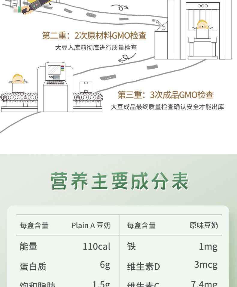 【拍3件】植物豆奶无乳糖蛋白饮料