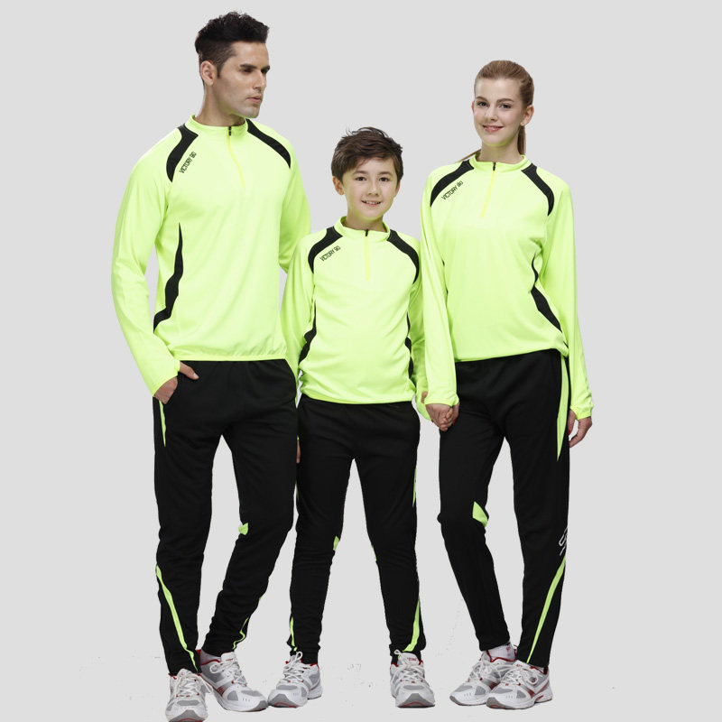 For K Children Footballing Suit Custom Student Long Sleeve Training Suit Men And Women Spring And Autumn Long Version Sports Training Suit