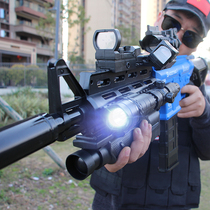 m416 electric continuous hand automatic integrated Soft Bullet Gun toy boy children grab simulation chicken equipment sniper gun