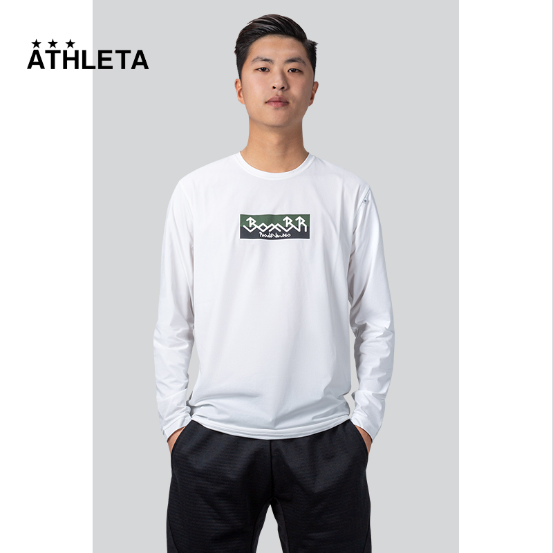 ATHLETA Long Sleeve T-Shirt Breathable Casual Sports Long Sleeve T-Shirt Summer Trend Loose Top