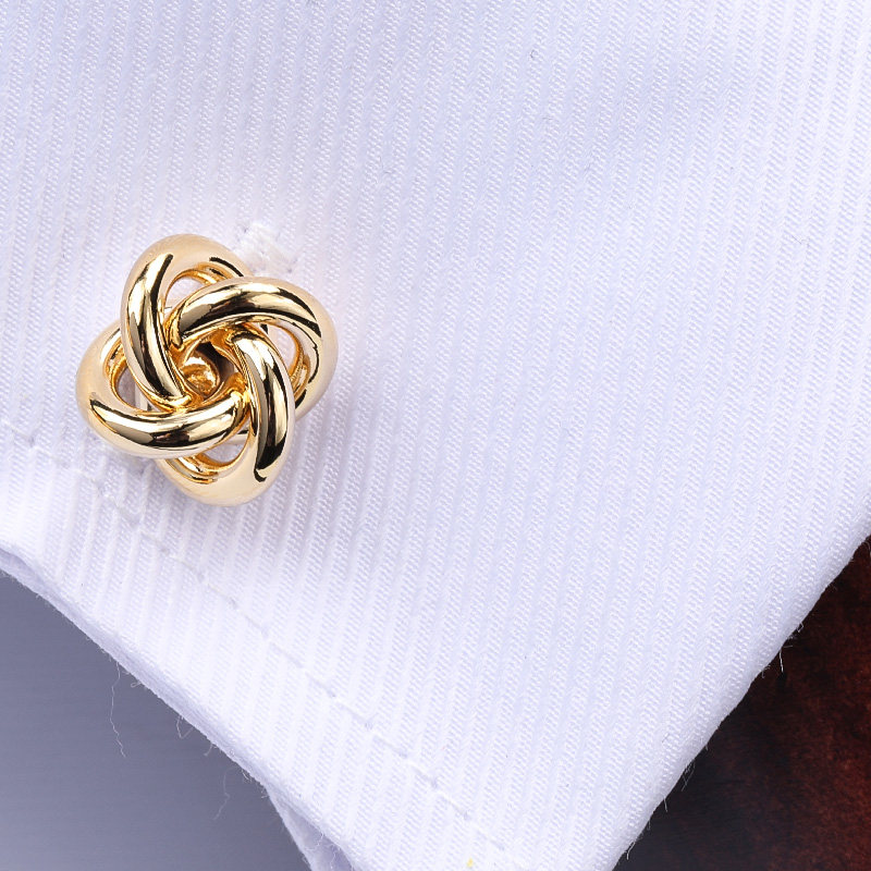 High-End Men's Business Cufflinks Gift Box Set Crystal Cufflinks French Style Unisex Cufflinks Shirt Cuff Studs