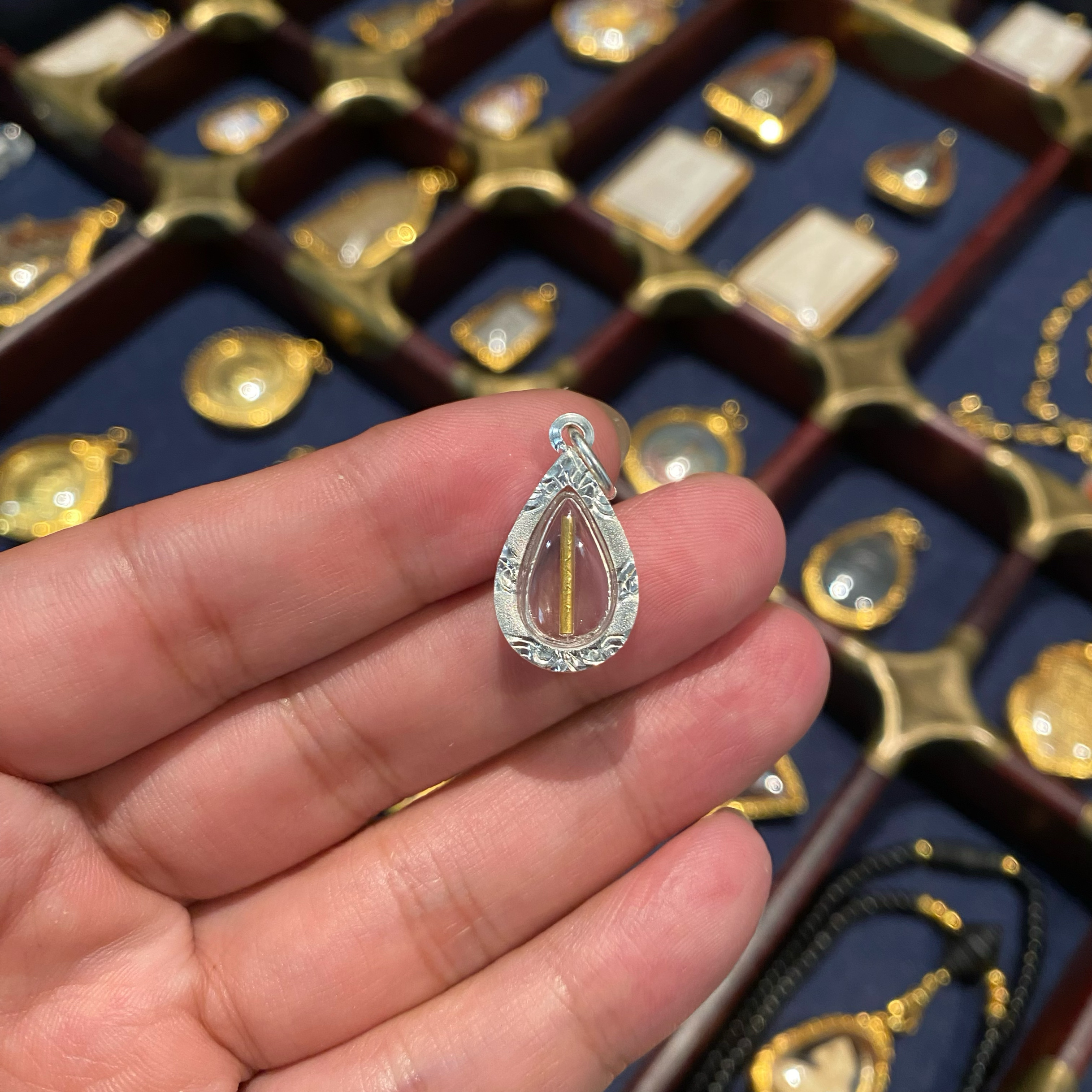 蛋蛋弟泰国佛牌坤金针手链2537年：泰银外壳迷你神器，开启幸运之旅✨
