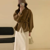 Элитная шерстяная юбка, зимний комплект, в стиле Шанель, изысканный стиль