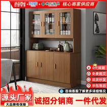 Wine cabinet modern minimalist cabinet household type living room side cabinet against the wall household cupboard storage cabinet sideboard