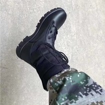 Genuine 17-year-old genuine leather combat training boots training boots high-top outdoor mountaineering camping training boots genuine leather shoes and boots