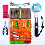 Луя фальшивая приманка, которая собирается убить полный набор приманки и руллеров Специальная пресноводная мино -виб -семя