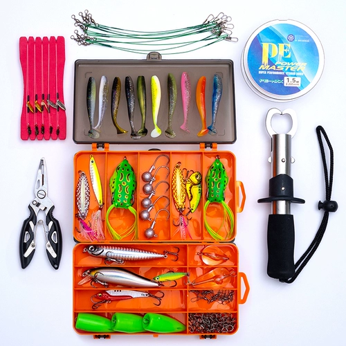 Луя фальшивая приманка, которая собирается убить полный набор приманки и руллеров Специальная пресноводная мино -виб -семя