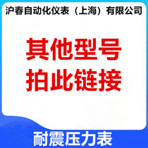 Seismic pressure gauge YN60YN100YN150YNXC100YNXC150YN60BFYN100BFYN150BF