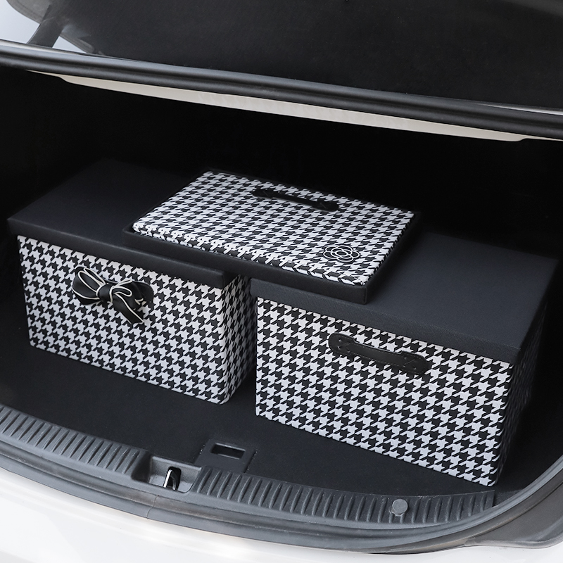 Car interior supplies Daquan practical decorative trunk folding rear finishing storage box car storage box artifact